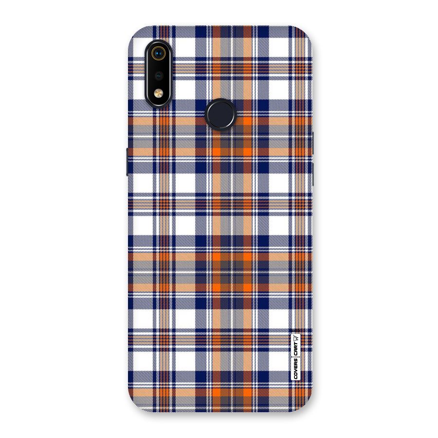 Shades Of Check Back Case for Realme 3i