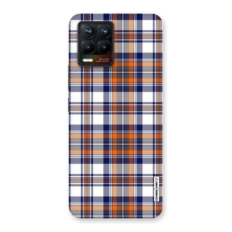 Shades Of Check Back Case for Realme 8