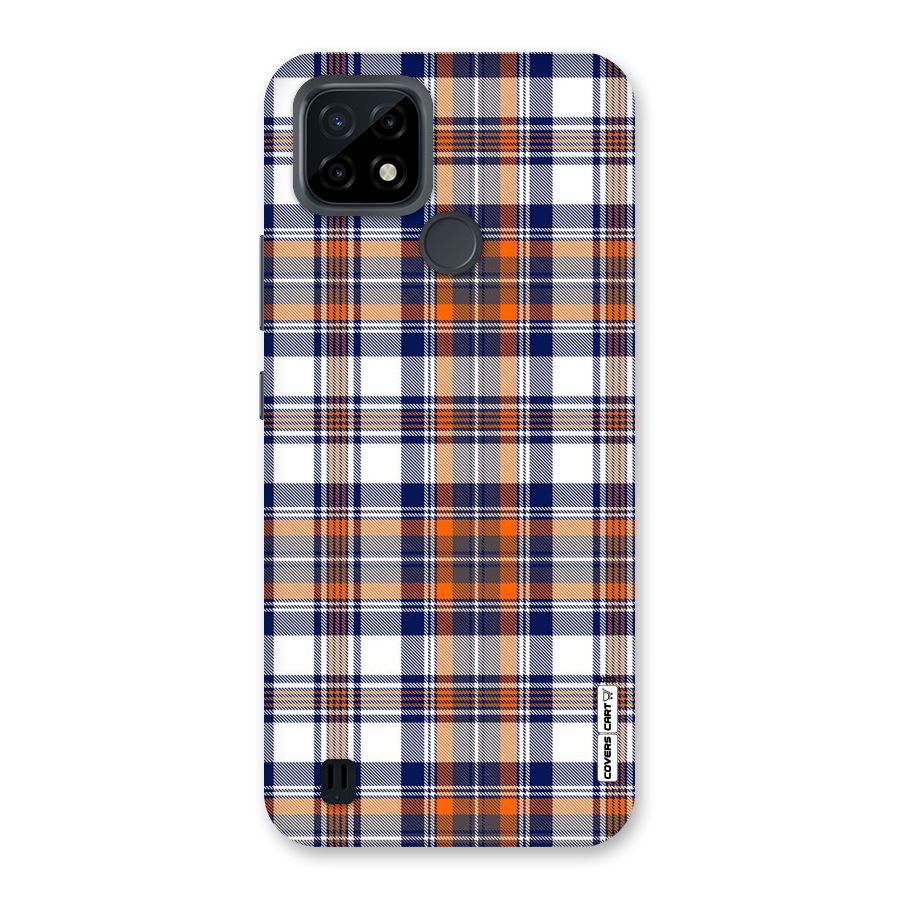 Shades Of Check Back Case for Realme C21
