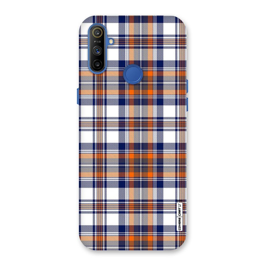 Shades Of Check Back Case for Realme Narzo 10A