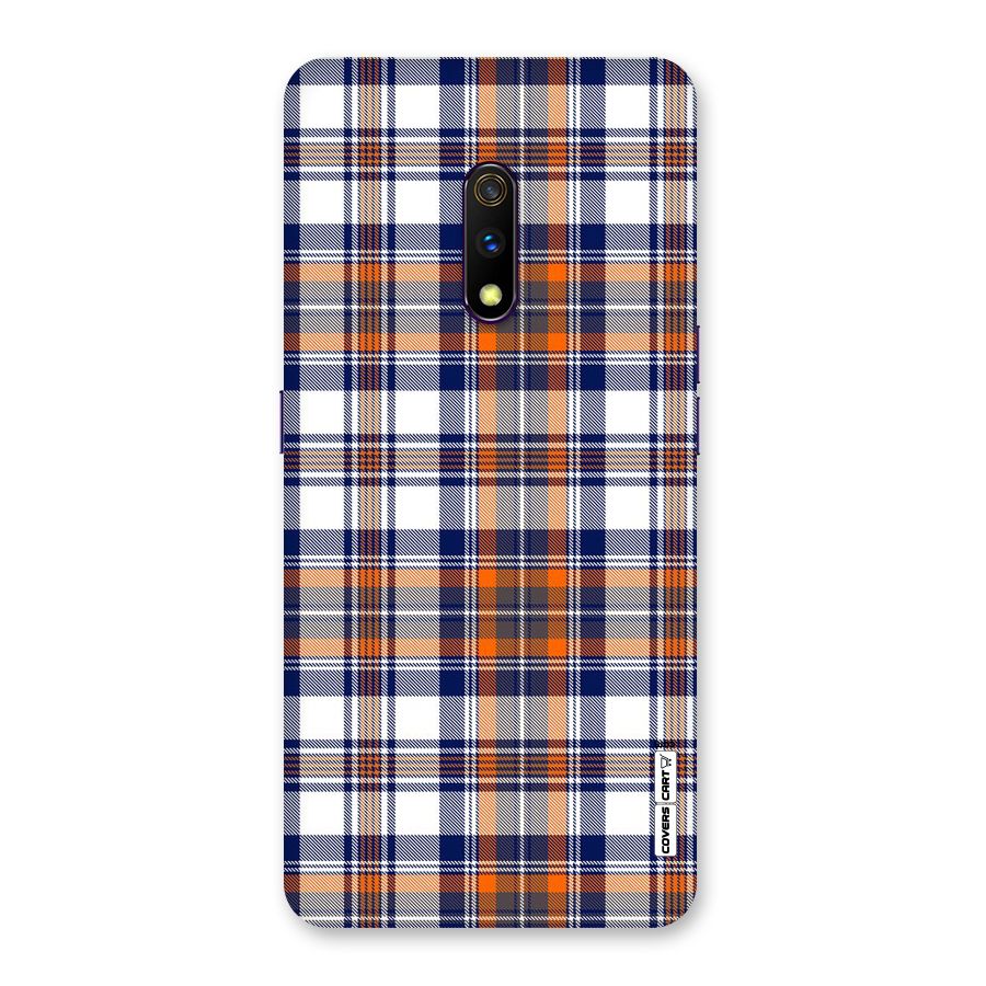 Shades Of Check Back Case for Realme X