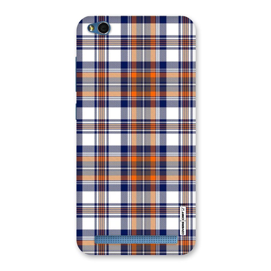 Shades Of Check Back Case for Redmi 5A