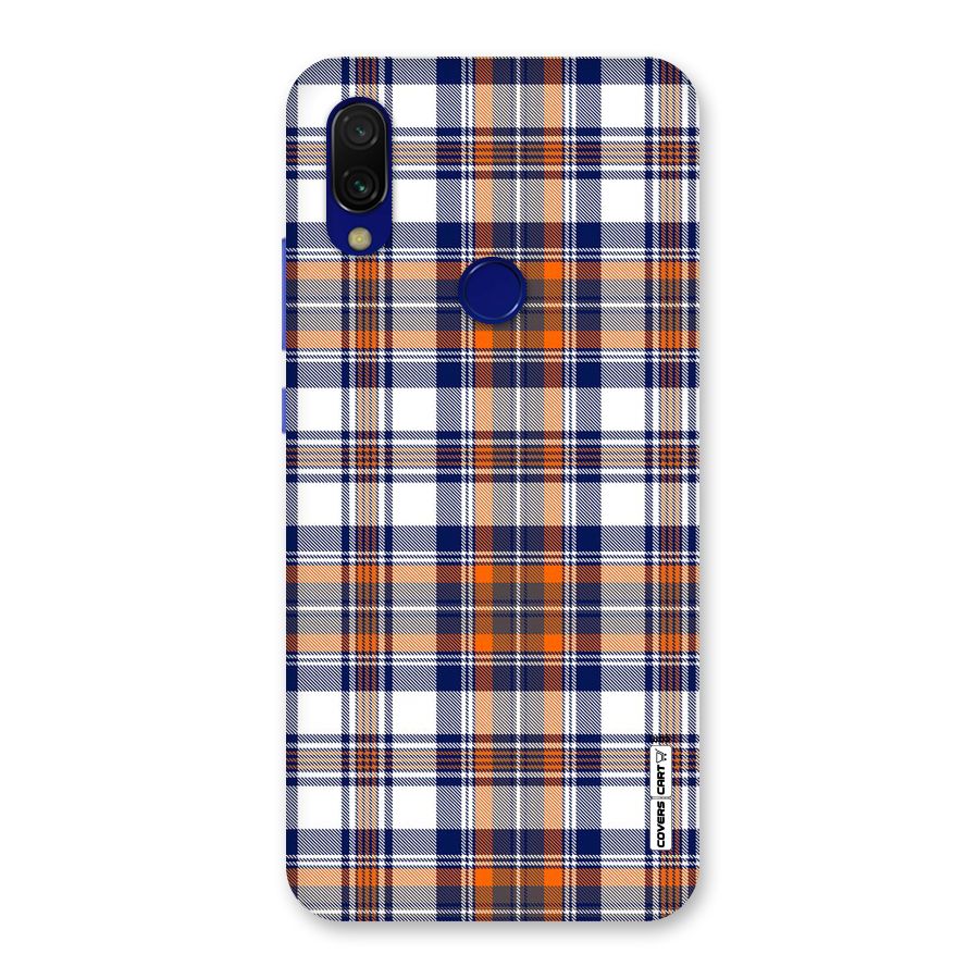 Shades Of Check Back Case for Redmi 7