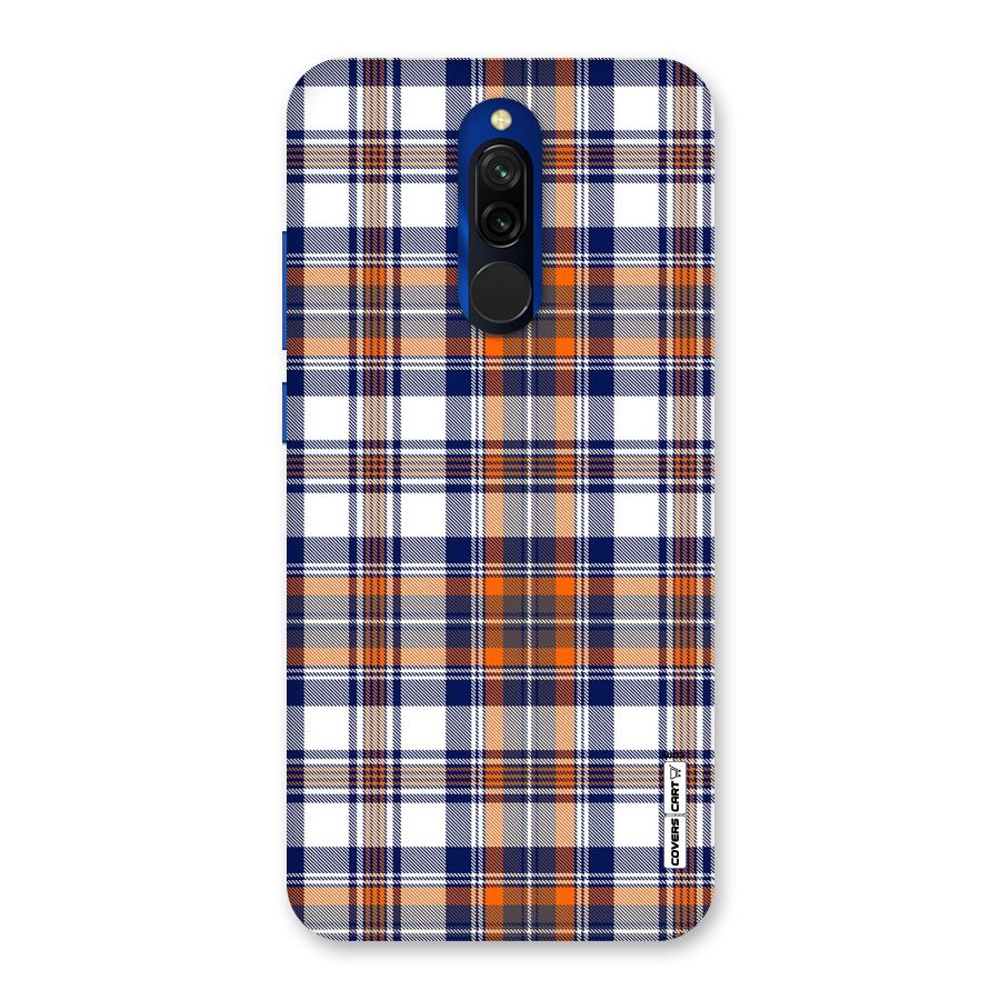 Shades Of Check Back Case for Redmi 8