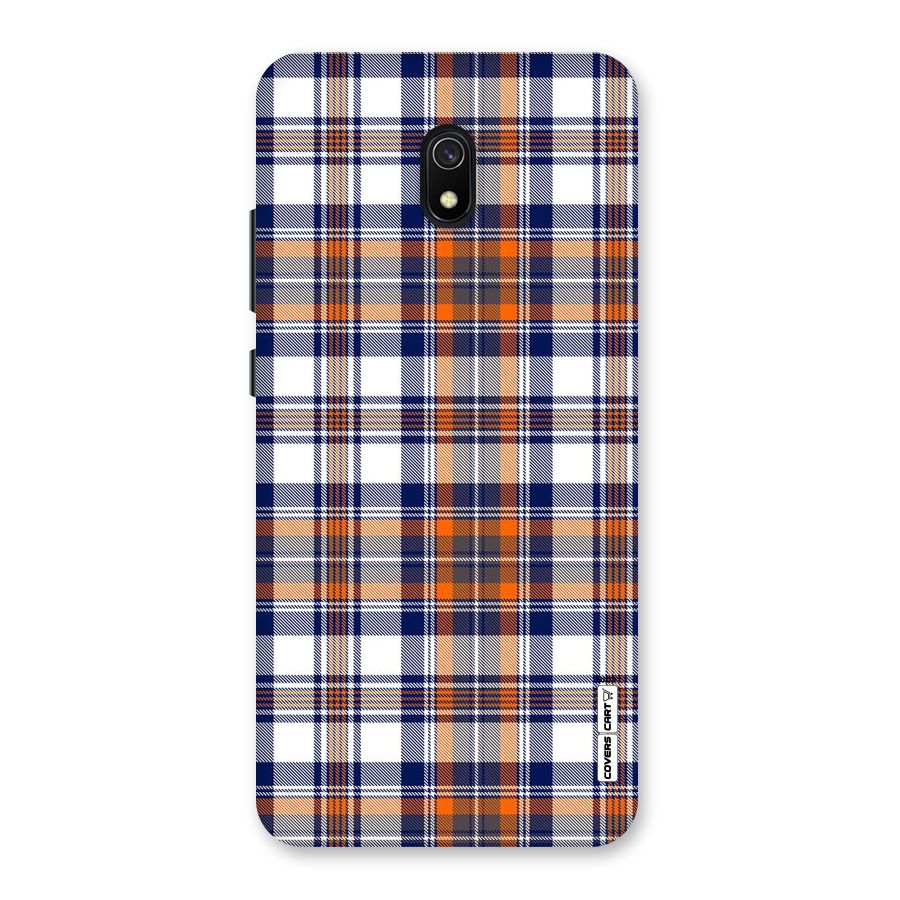 Shades Of Check Back Case for Redmi 8A