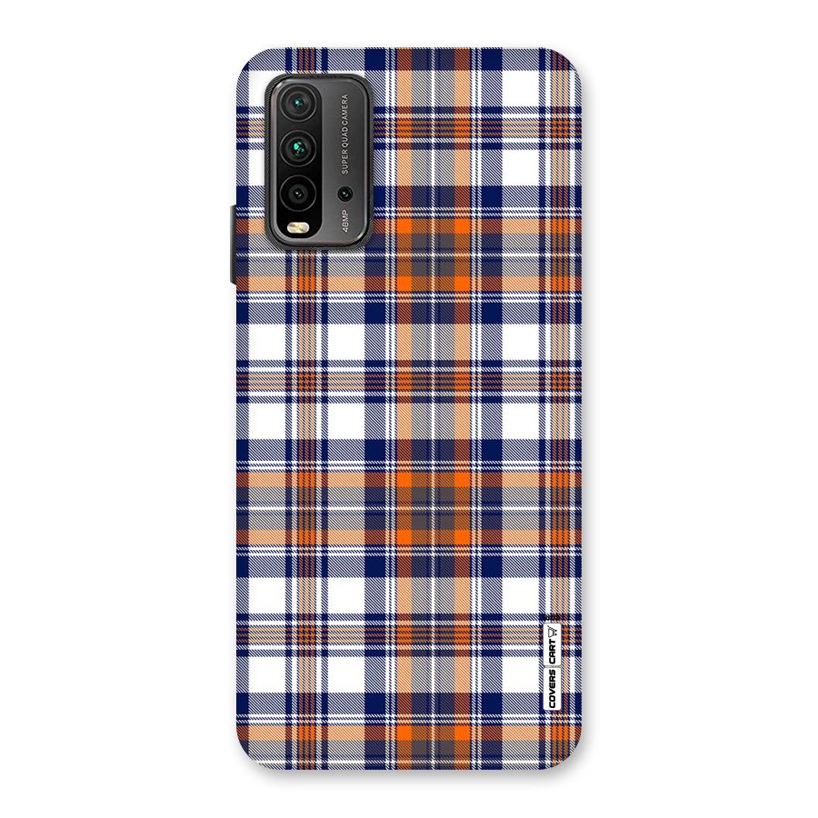 Shades Of Check Back Case for Redmi 9 Power