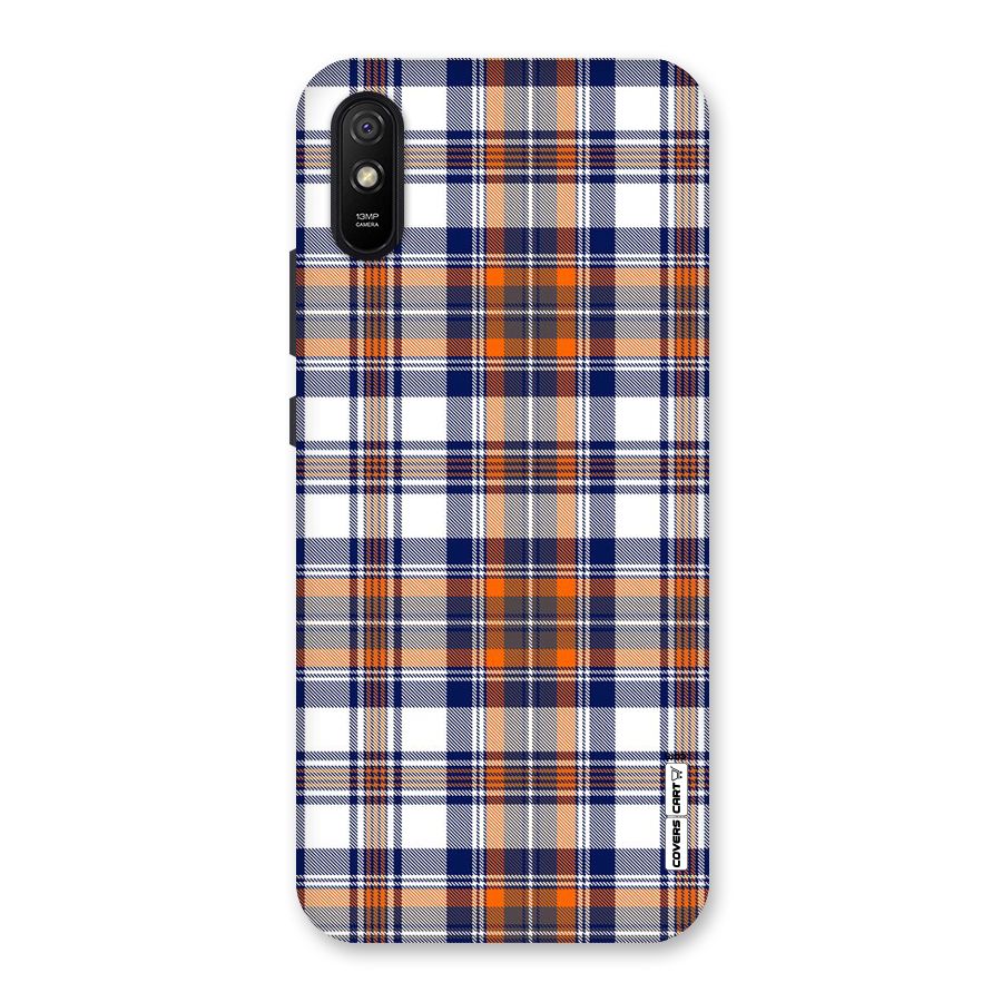 Shades Of Check Back Case for Redmi 9i