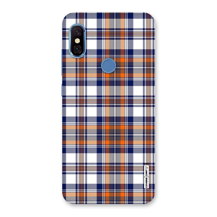 Shades Of Check Back Case for Redmi Note 6 Pro