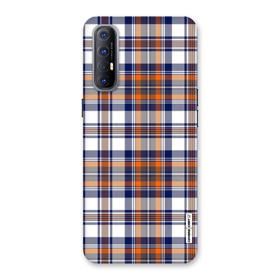 Shades Of Check Back Case for Reno3 Pro