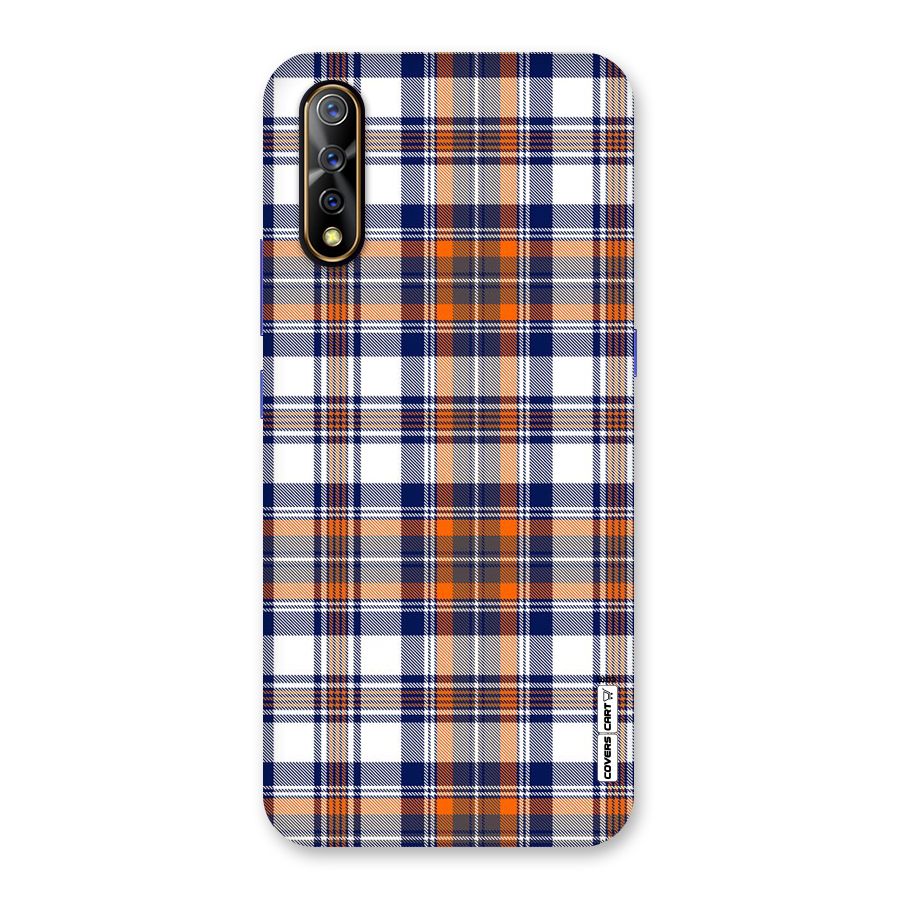 Shades Of Check Back Case for Vivo S1