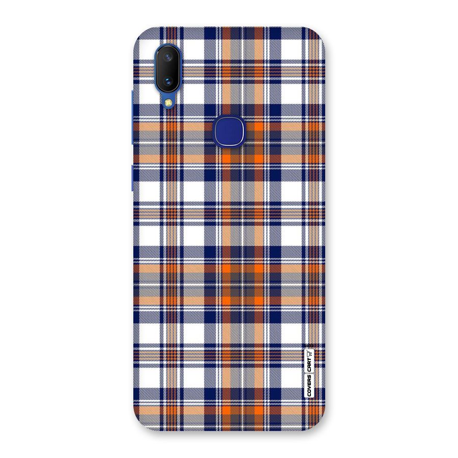 Shades Of Check Back Case for Vivo V11