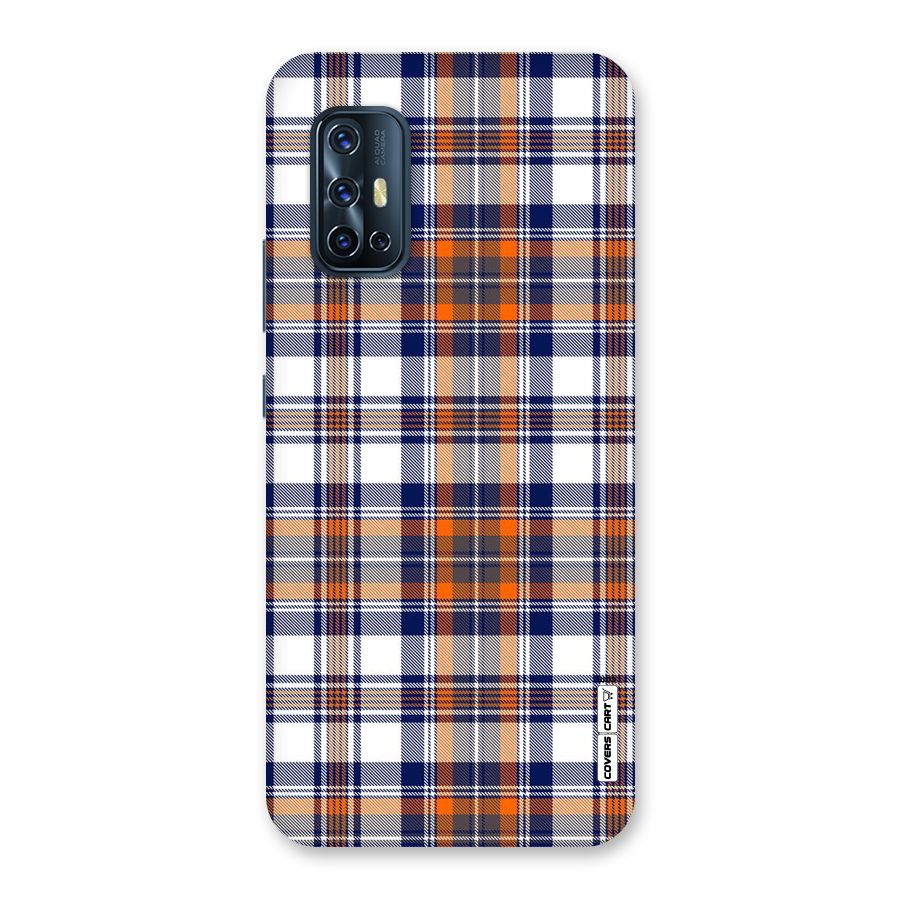 Shades Of Check Back Case for Vivo V17