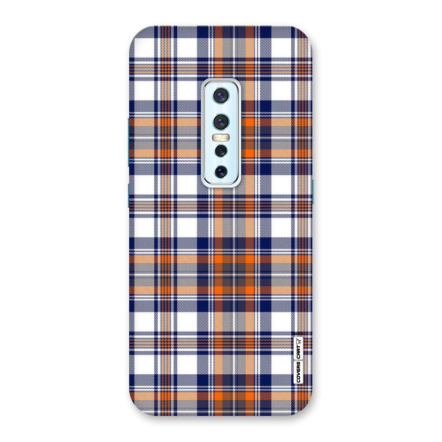 Shades Of Check Back Case for Vivo V17 Pro