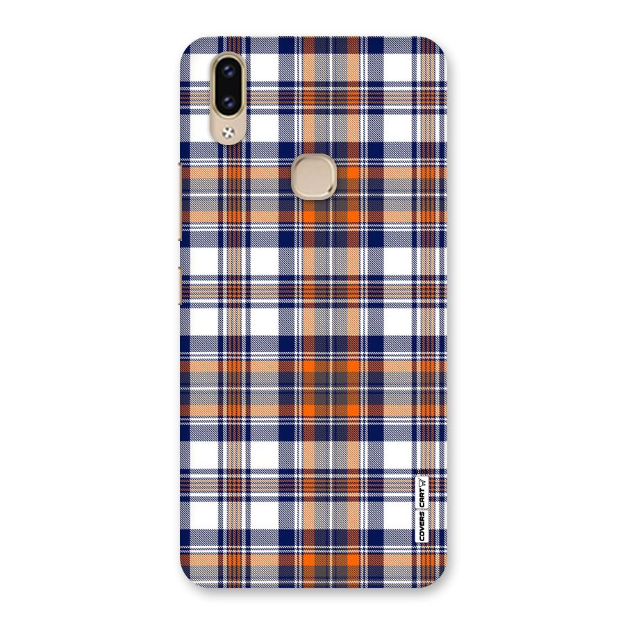 Shades Of Check Back Case for Vivo V9 Youth