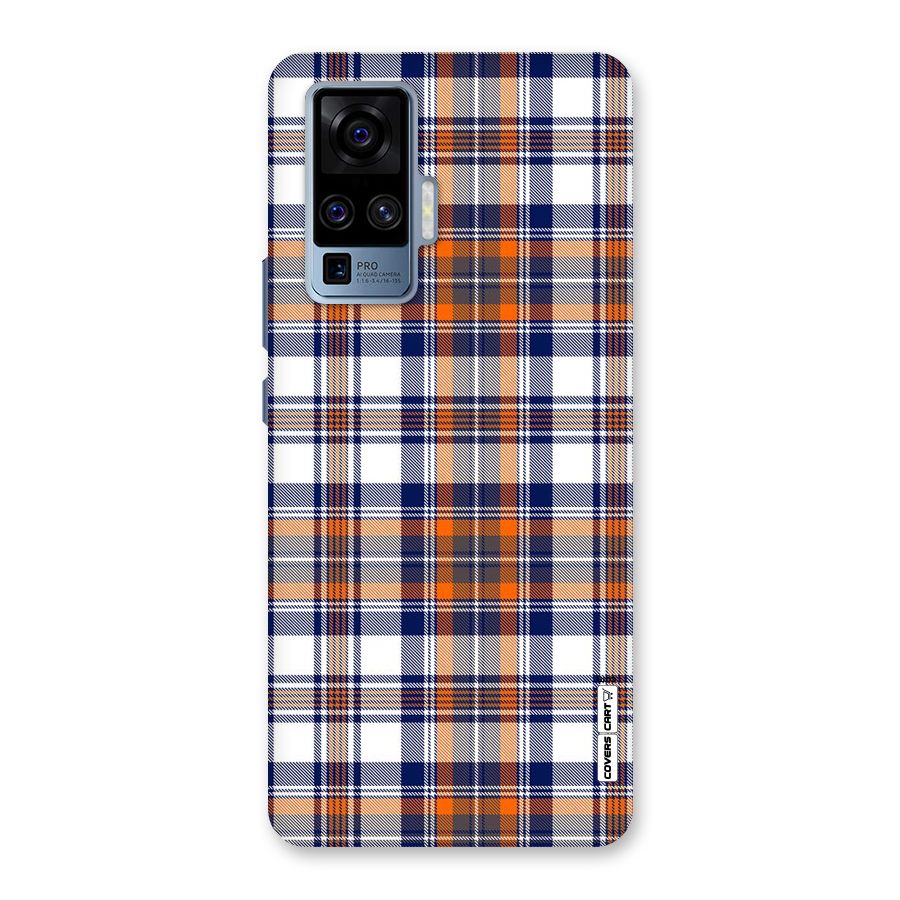 Shades Of Check Back Case for Vivo X50 Pro
