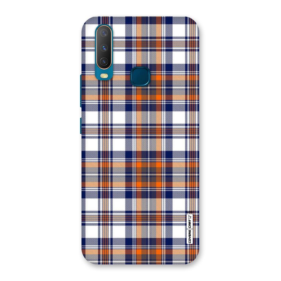 Shades Of Check Back Case for Vivo Y17