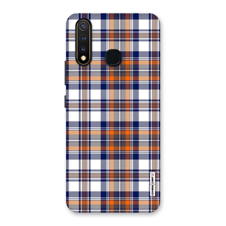 Shades Of Check Back Case for Vivo Y19
