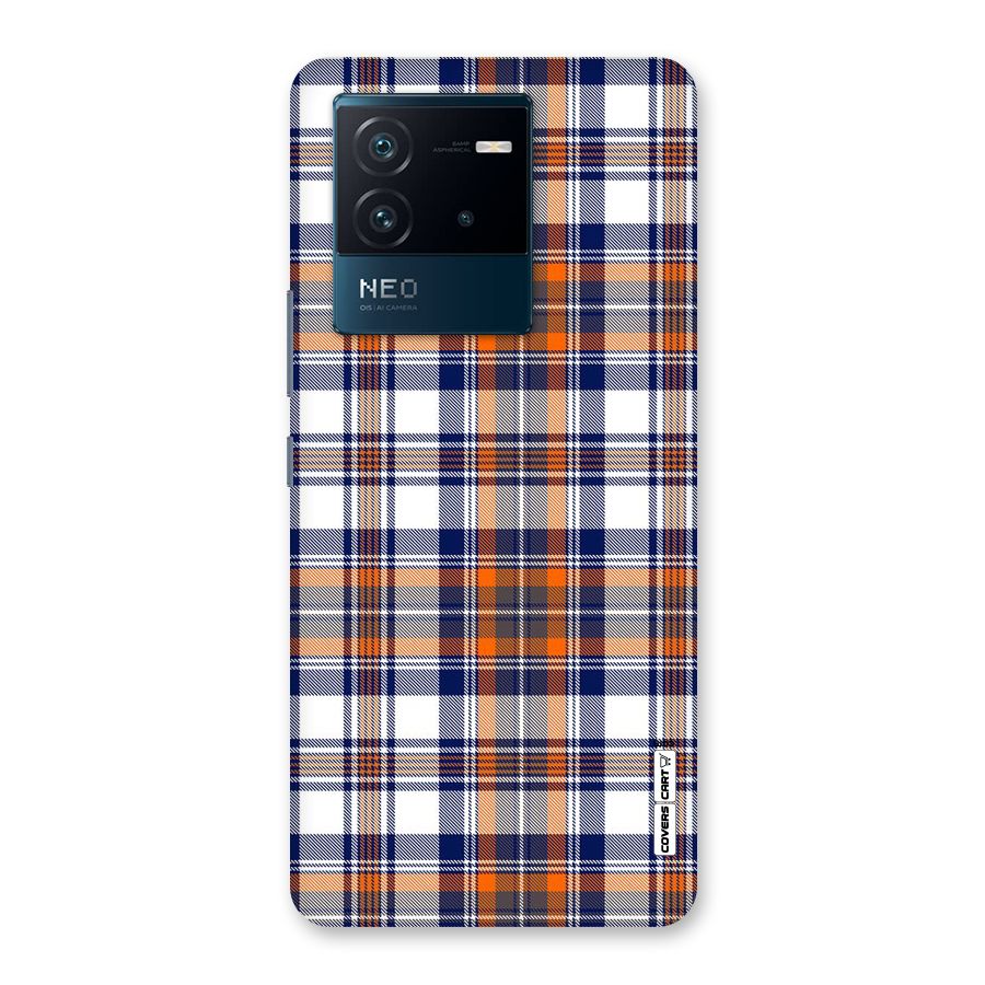 Shades Of Check Back Case for Vivo iQOO Neo 6 5G