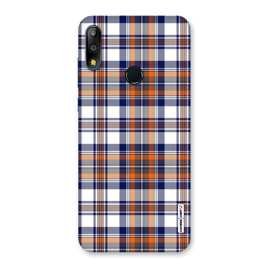 Shades Of Check Back Case for Zenfone Max Pro M2
