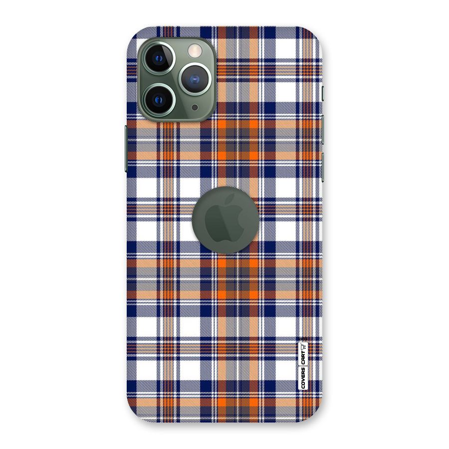 Shades Of Check Back Case for iPhone 11 Pro Logo  Cut