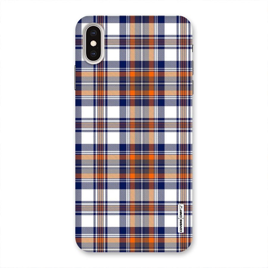 Shades Of Check Back Case for iPhone XS Max