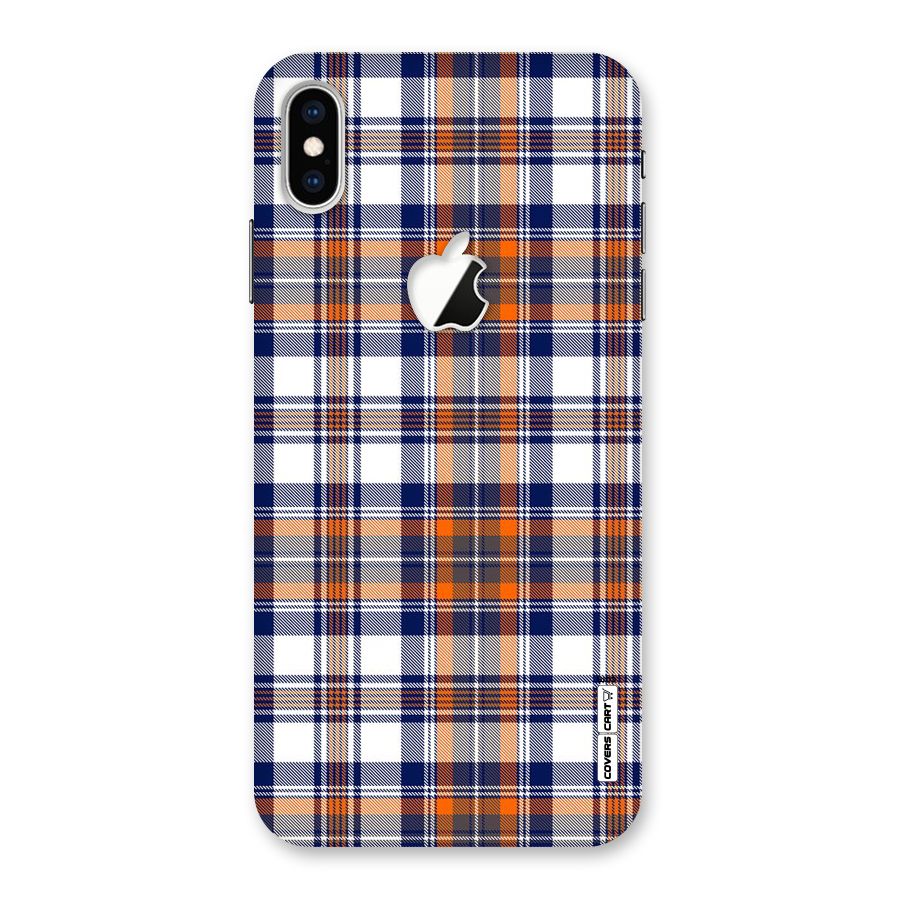 Shades Of Check Back Case for iPhone XS Max Apple Cut