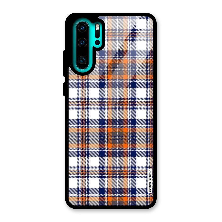 Shades Of Check Glass Back Case for Huawei P30 Pro