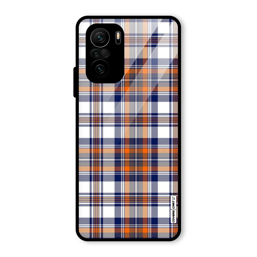 Shades Of Check Glass Back Case for Mi 11x