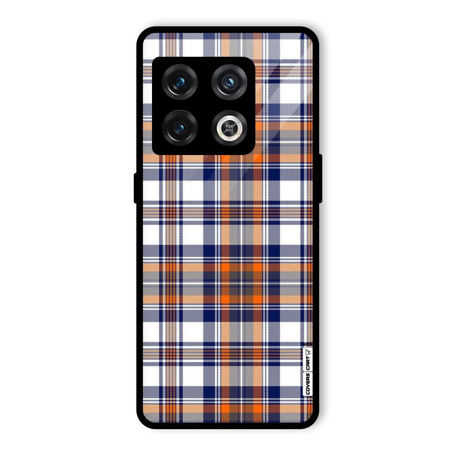 Shades Of Check Glass Back Case for OnePlus 10 Pro 5G