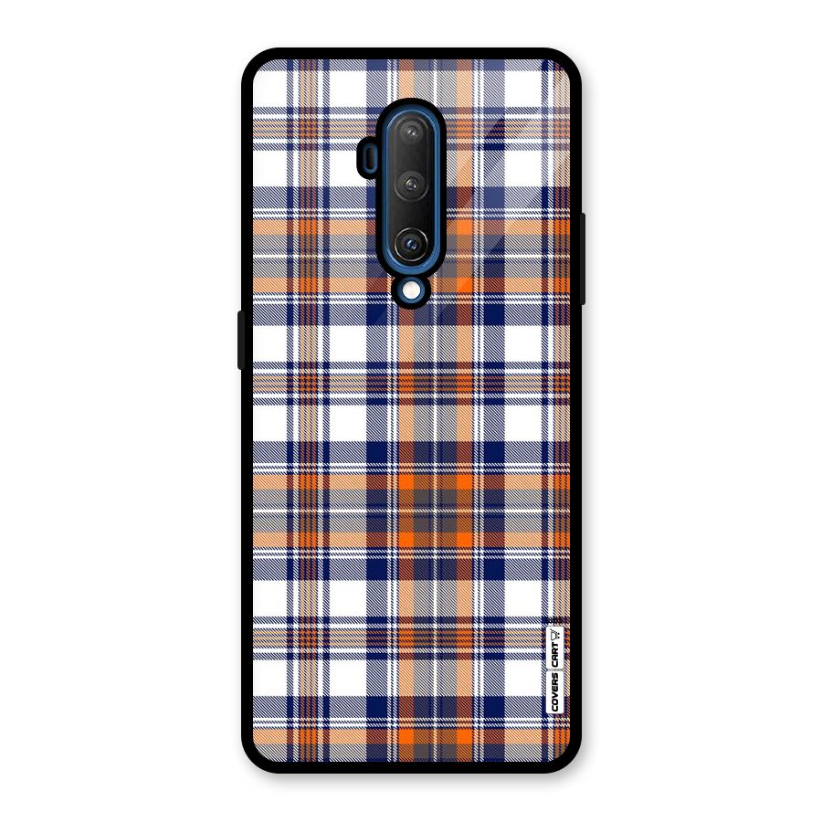 Shades Of Check Glass Back Case for OnePlus 7T Pro