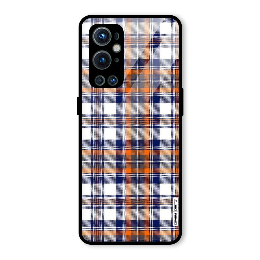 Shades Of Check Glass Back Case for OnePlus 9 Pro