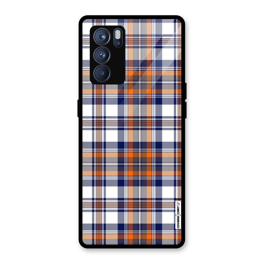 Shades Of Check Glass Back Case for Oppo Reno6 Pro 5G