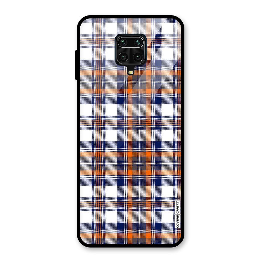 Shades Of Check Glass Back Case for Poco M2 Pro