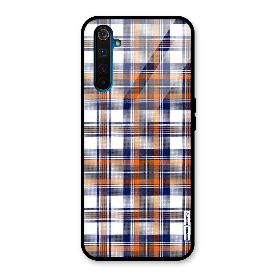 Shades Of Check Glass Back Case for Realme 6 Pro