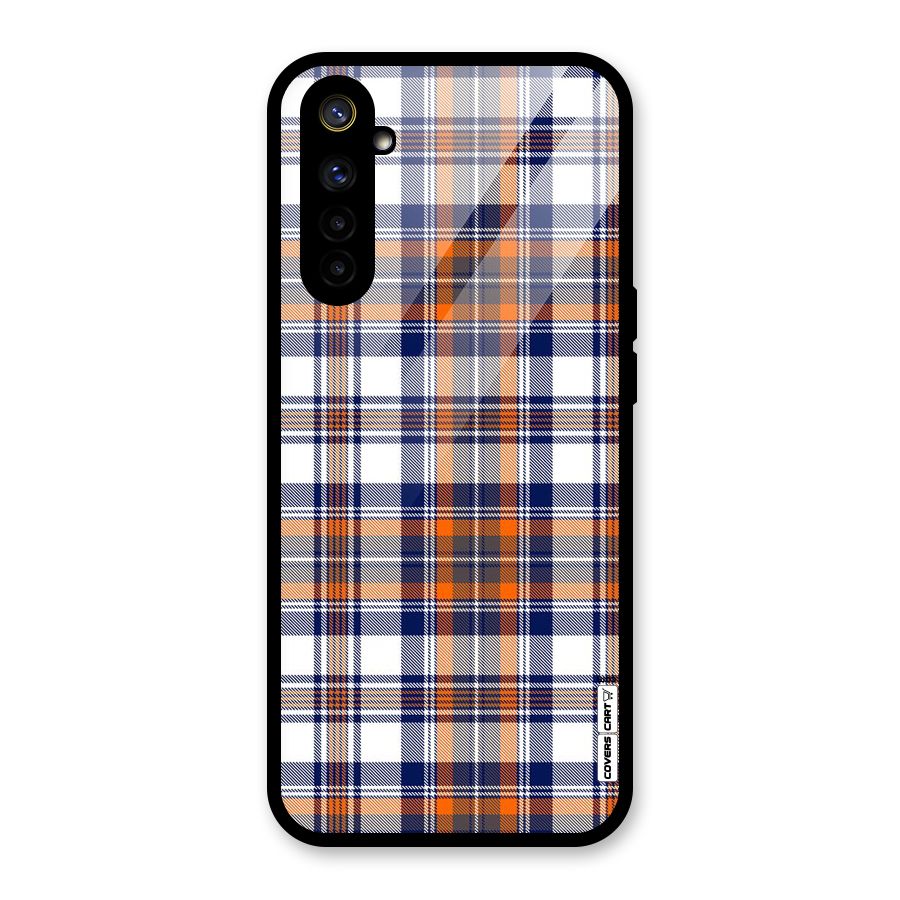 Shades Of Check Glass Back Case for Realme 6i