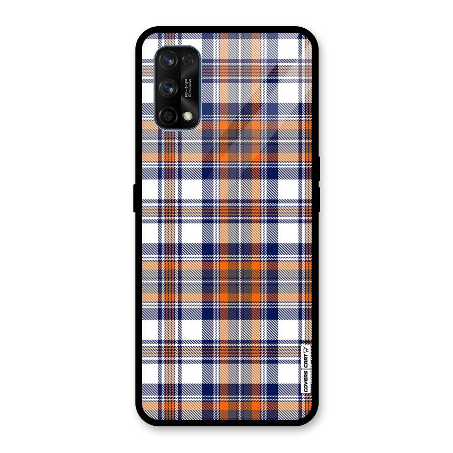 Shades Of Check Glass Back Case for Realme 7 Pro