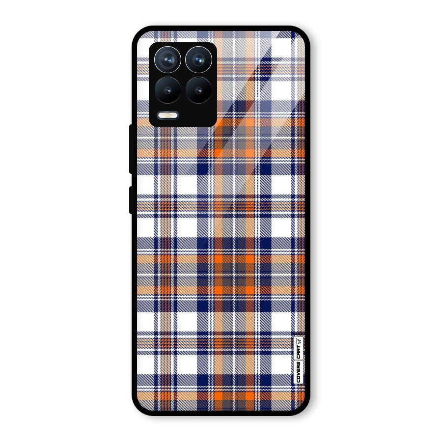 Shades Of Check Glass Back Case for Realme 8 Pro