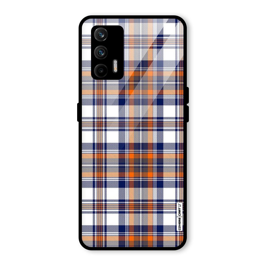 Shades Of Check Glass Back Case for Realme GT 5G