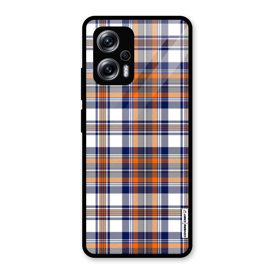 Shades Of Check Glass Back Case for Redmi K50i