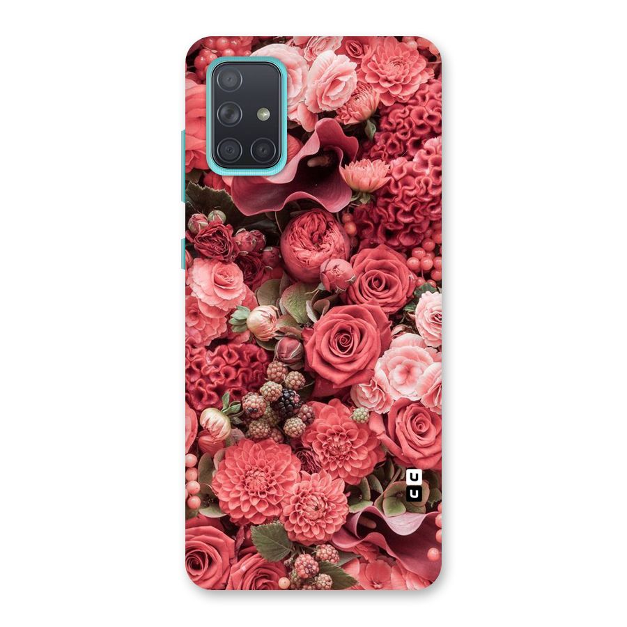 Shades Of Peach Back Case for Galaxy A71
