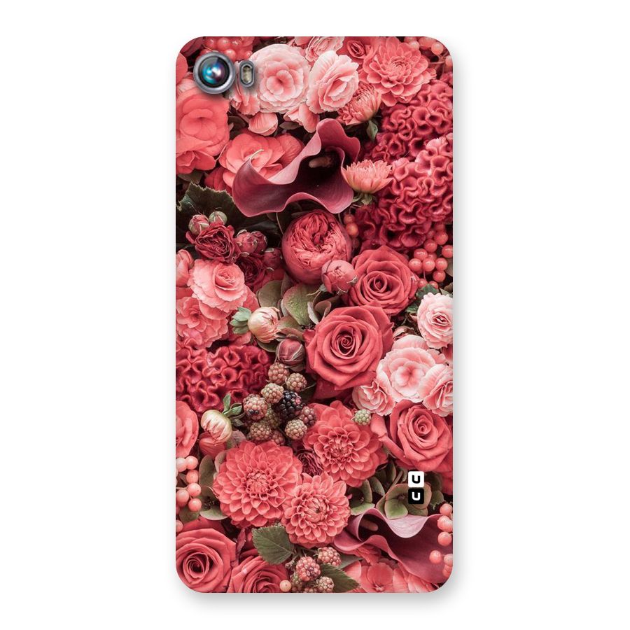 Shades Of Peach Back Case for Micromax Canvas Fire 4 A107