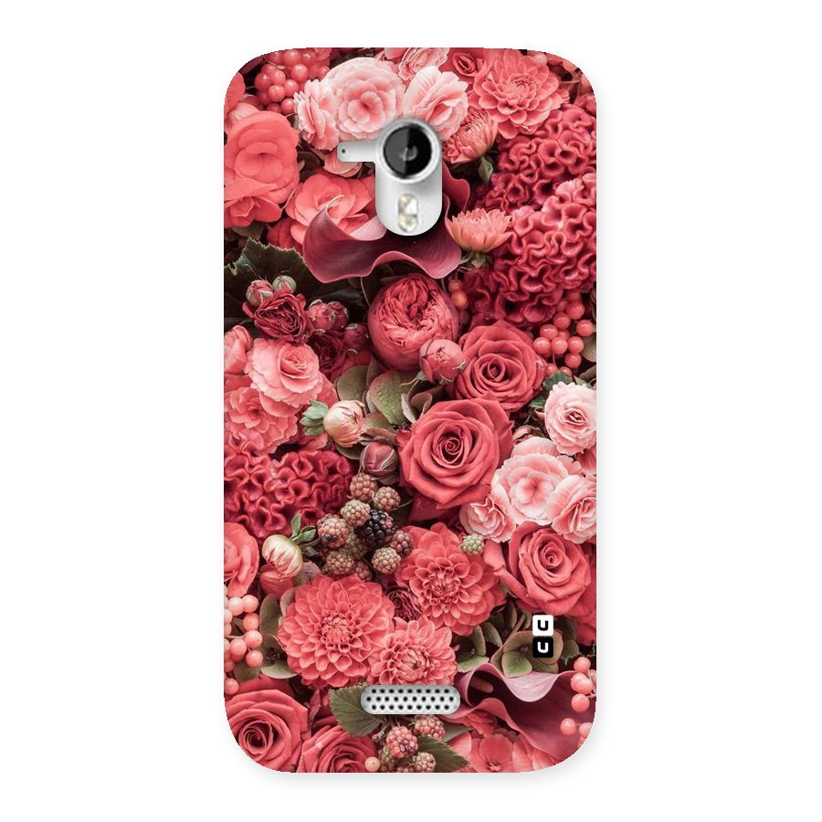 Shades Of Peach Back Case for Micromax Canvas HD A116