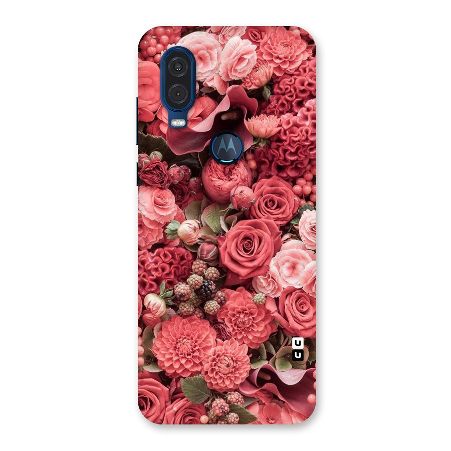 Shades Of Peach Back Case for Motorola One Vision