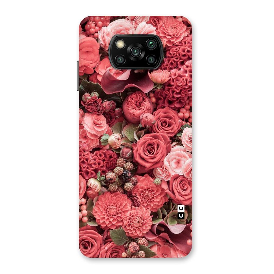 Shades Of Peach Back Case for Poco X3
