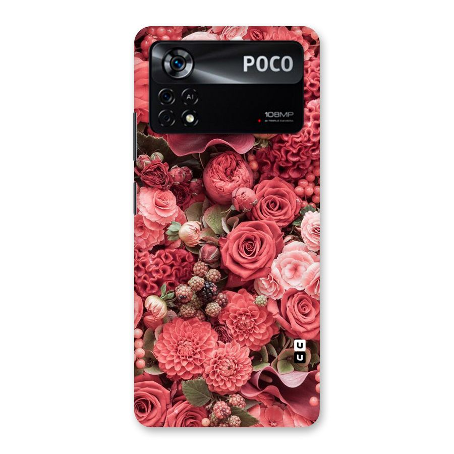 Shades Of Peach Back Case for Poco X4 Pro 5G