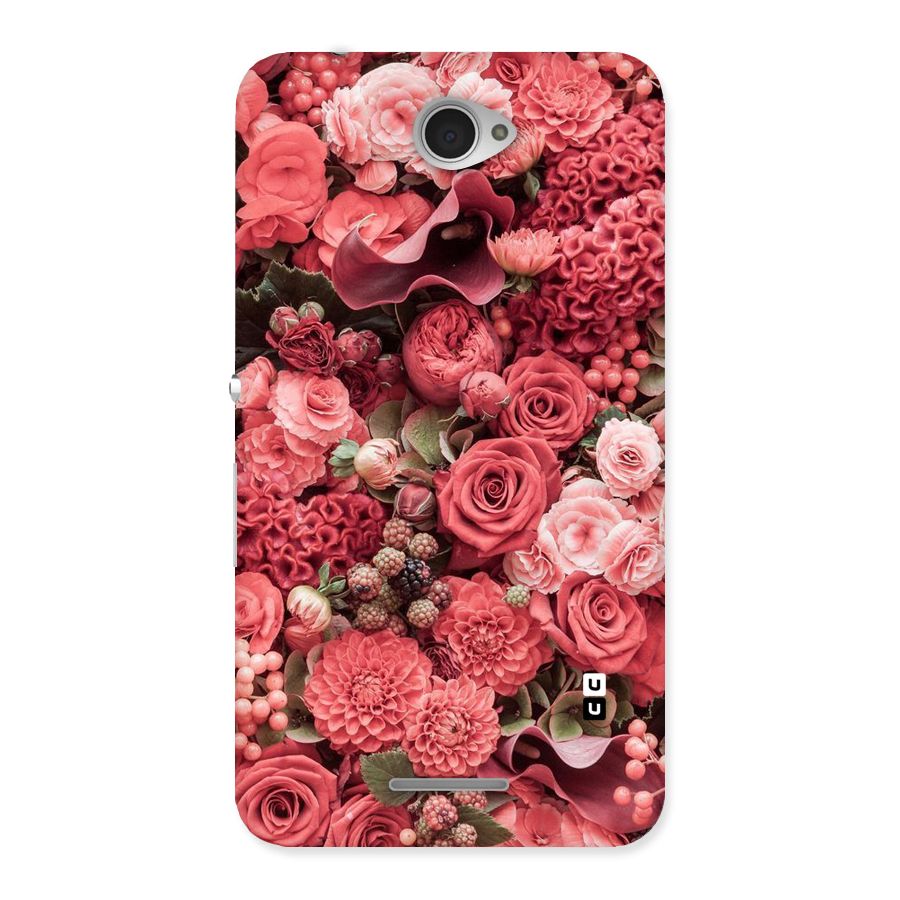 Shades Of Peach Back Case for Sony Xperia E4
