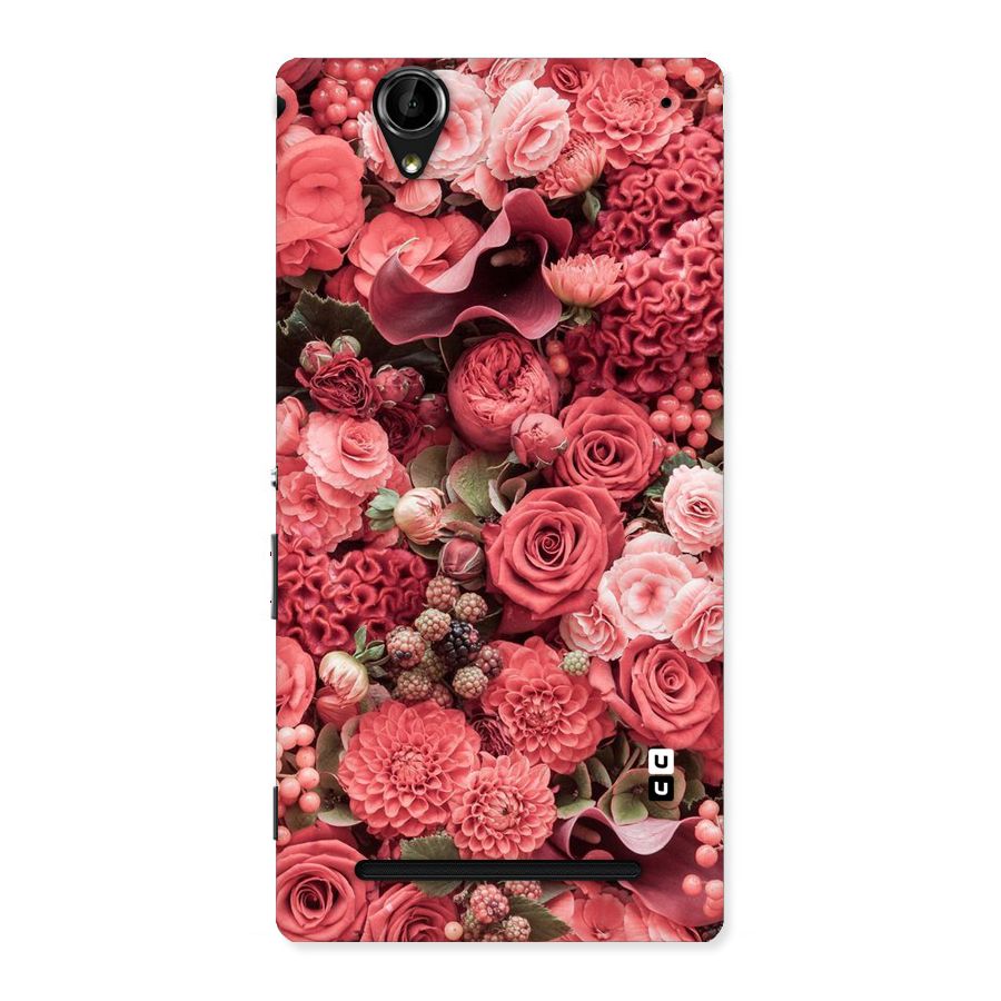 Shades Of Peach Back Case for Sony Xperia T2