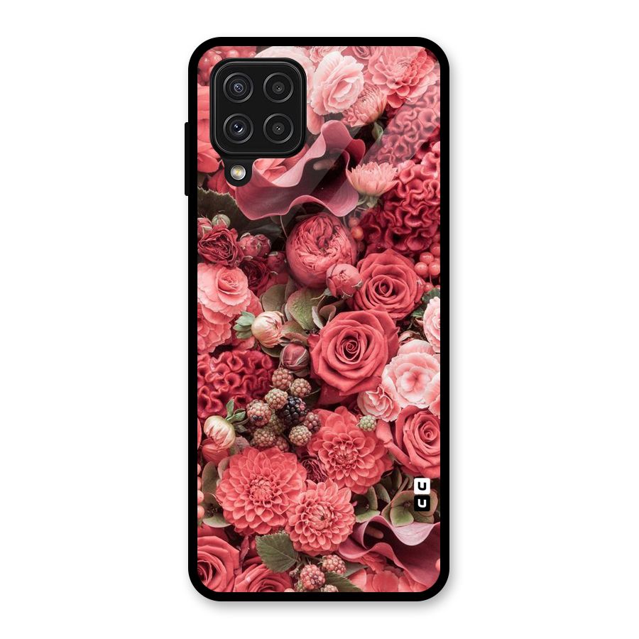 Shades Of Peach Glass Back Case for Galaxy A22 4G