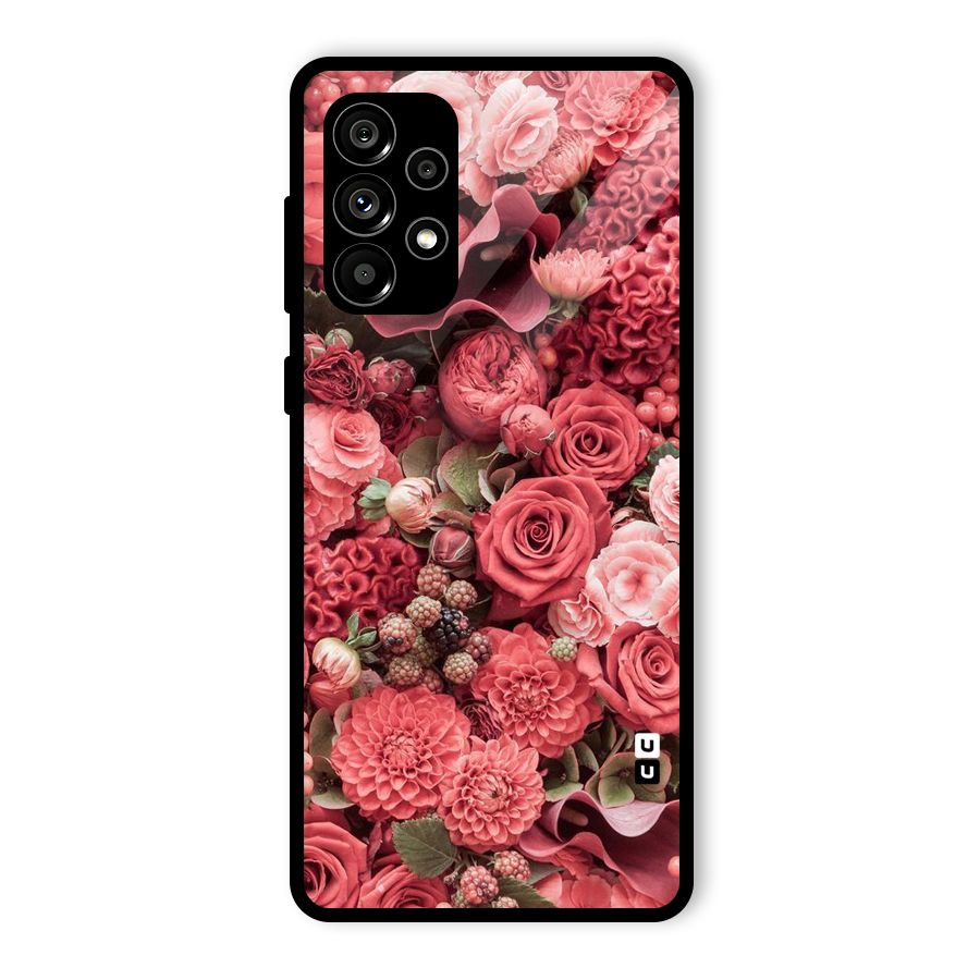 Shades Of Peach Glass Back Case for Galaxy A73 5G