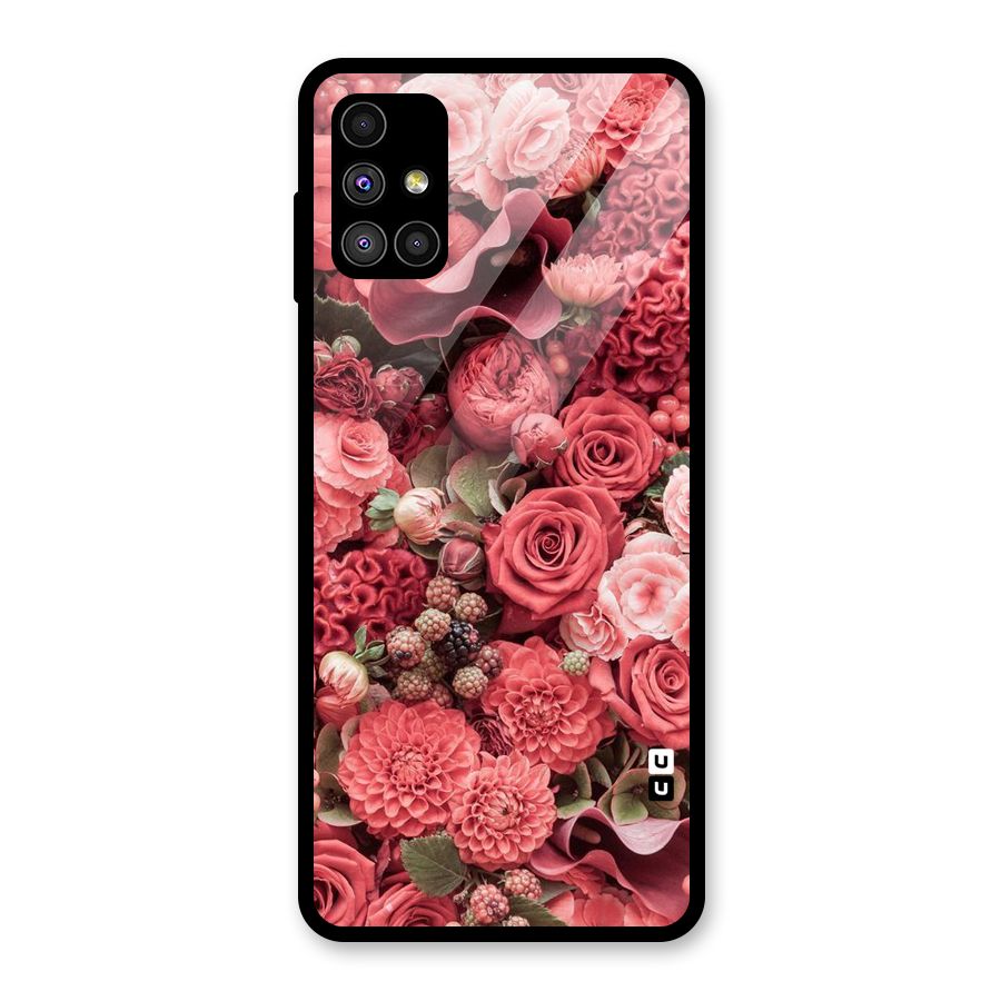 Shades Of Peach Glass Back Case for Galaxy M51